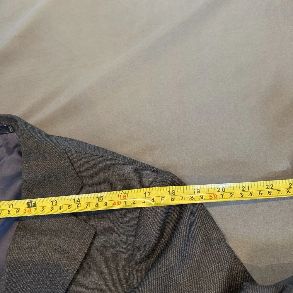 Suitsupply Lazio Int. Single Breasted Vitale Barberis Wool Blazer, Drk Gray, 38S
